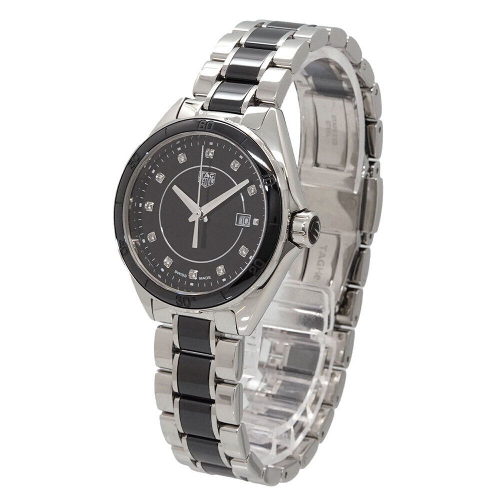 TAG Heuer Formula 1 WBJ141AB 11P Diamond Ladies' Watch, Date, Black, Quartz W...